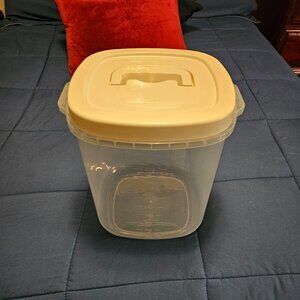 Large Airtight Food Storage Bin Dry Food Flour Rice Bean Container And Lid 20lbs